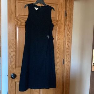 Black maxi sleveless dress